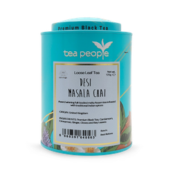 Tea People Desi Masala Chai - Loose Leaf Black Tea - 125g Tin Caddy