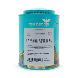 Tea People Lapsang Souchong - Loose Leaf Black Tea - 100g Tin Caddy