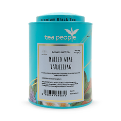 Tea People Mulled Wine Darjeeling - Loose Leaf Black Tea - 100g Tin Caddy