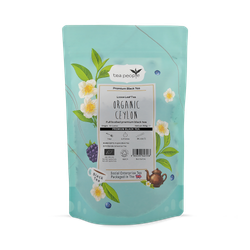 Tea People Organic Ceylon Black - Loose Leaf Black Tea - 200g Refill Pack