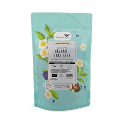 Tea People Organic Earl Grey  - Loose Leaf Black Tea - 250g Refill Pack