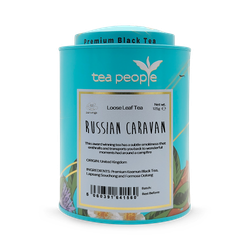 Tea People Russian Caravan - Loose Leaf Black Tea - 125g Tin Caddy
