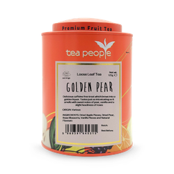 Tea People Golden Pear - Loose Leaf Fruit Tea - 125g Tin Caddy