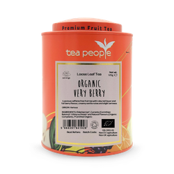 Tea People Organic Very Berry - Loose Leaf Fruit Tea - 125g Tin Caddy