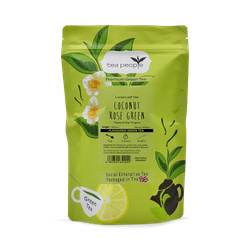 Tea People Coconut Rose Green - Loose Leaf Green Tea - 200g Refill Pack
