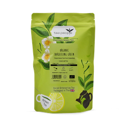 Tea People Organic Darjeeling Green - Loose Leaf Green Tea - 200g Refill Pack