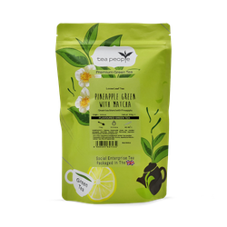 Tea People Pineapple Green with Matcha - Loose Leaf Green Tea - 200g Refill Pack