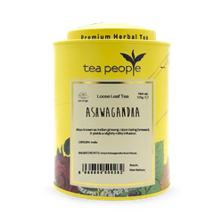 Tea People Ashwagandha - Loose Leaf Herbal Tea - 125g Tin Caddy