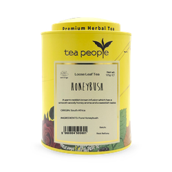 Tea People Honeybush Tea - Loose Leaf Herbal Tea - 125g Tin Caddy