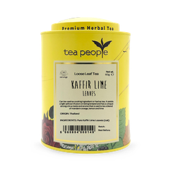 Tea People Kaffir Lime - Loose Leaf Herbal Tea - 60g Tin Caddy