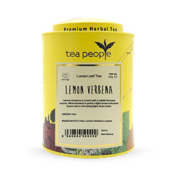 Tea People Lemon Verbena - Loose Leaf Herbal Tea - 30g Tin Caddy