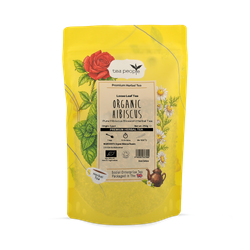 Tea People Organic Hibiscus - Loose Leaf Herbal Tea - 250g Refill Pack