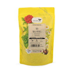 Tea People Red Rose Petals - Loose Leaf Herbal Tea - 75g Refill Pack