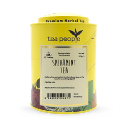 Tea People Spearmint Tea - Loose Leaf Herbal Tea - 60g Tin Caddy