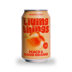 Living Things Peach & Blood Orange 4x330ml