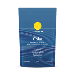 Cannaray Calm Wellness Powder Lemon 150g (30 Servings)