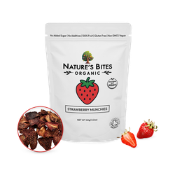 Nature's Bites Organic Strawberry Munchies 40g