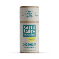 Unscented Natural Deodorant Stick - Use or Refill