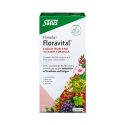 Floravital Yeast & Gluten Free Iron Formula.