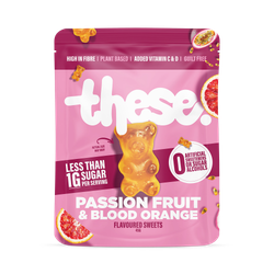 THESE Sweets - Ultra low sugar gummies - Passion Fruit and Blood Orange 45g