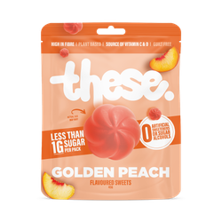 THESE Sweets - Ultra low sugar gummies -Golden Peach 45g