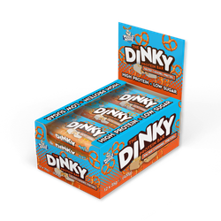 Muscle Moose Dinky Protein Bar - Salted Caramel Pretzel 12 x 35g