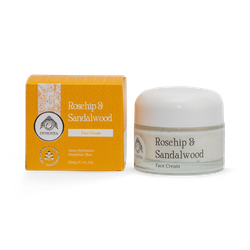 Ovviovita Rosehip & Sandalwood Face & Body Cream for Dry Skin 50ml