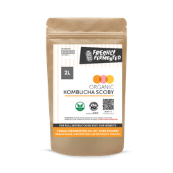 Freshly Fermented - Organic Kombucha SCOBY Starter - 2 Litre