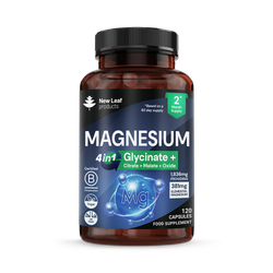Magnesium Complex 4in1 Glycinate Citrate, Malate, Oxide 120 Capsules