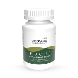 CBD Guru Focus Capsules - 15mg - 30 pack