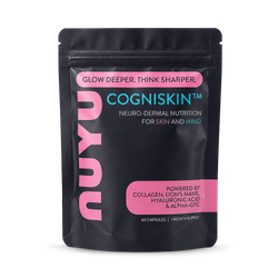 NUYU CogniSkin Collagen & Lions Mane 60 Capsules