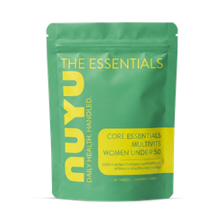 NUYU Core Essentials Women's Multivitamin (Under 50) 60 Tablets