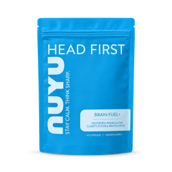 NUYU Head First Brain Fuel+ Nootropic Blend 60 Capsules