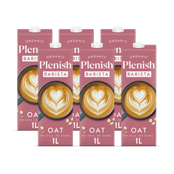 Plenish Organic Barista Oat Milk 6x 1L