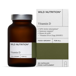 Wild Nutrition Food-Grown Vitamin D 30 Capsules