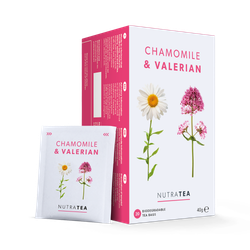 Chamomile & Valerian Herbal Tea - 20 Tea Bags