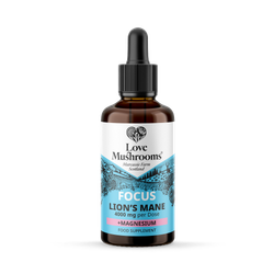 Organic Lions Mane with Magnesium Drops