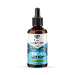 Organic Lions Mane with Ashwagandha Drops