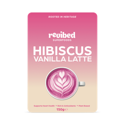 Revibed Superfood Infusions Hibiscus Vanilla Latte 150g