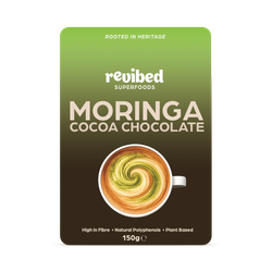 Revibed Superfood Infusions Moringa Cocoa Chocolate 150g