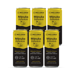 Melora Manuka Honey Infusion with Lemon, Black Pepper & Apple Cider Vinegar 6x250ml