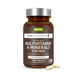Igennus High-Absorption Methylated Multivitamin & Minerals for Men with Lycopene, 180 Tablets