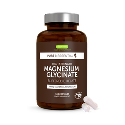 High-Strength Magnesium Glycinate Buffered Chelate, 180 Vegan Capsules