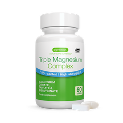 Igennus Advanced Triple Magnesium Complex with Glycinate, Citrate & Taurate, 60 Tablets