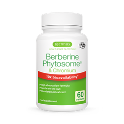 Advanced Berberine Phytosome with Chromium Picolinate, 60 Capsules