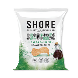 Shore Seaweed Chips Salt & Balsamic 25g