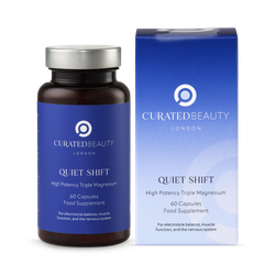 Curated Beauty London QUIET SHIFT High Potency Triple Magnesium, 60 capsules, 2 months supply