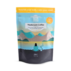 Better Food Mood Mushroom Coffee with Lion's Mane, Chaga, Ashwaganda - Instant Coffee Powder Blend 100g