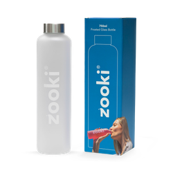 Zooki Frosted Glass Bottle 750ml 1 Each