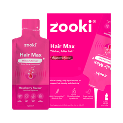 Zooki Liposomal Hair Max Raspberry 14 Sachets